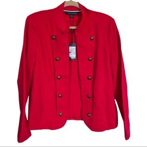 Tommy Hilfiger Scar Band Red Jacket Large